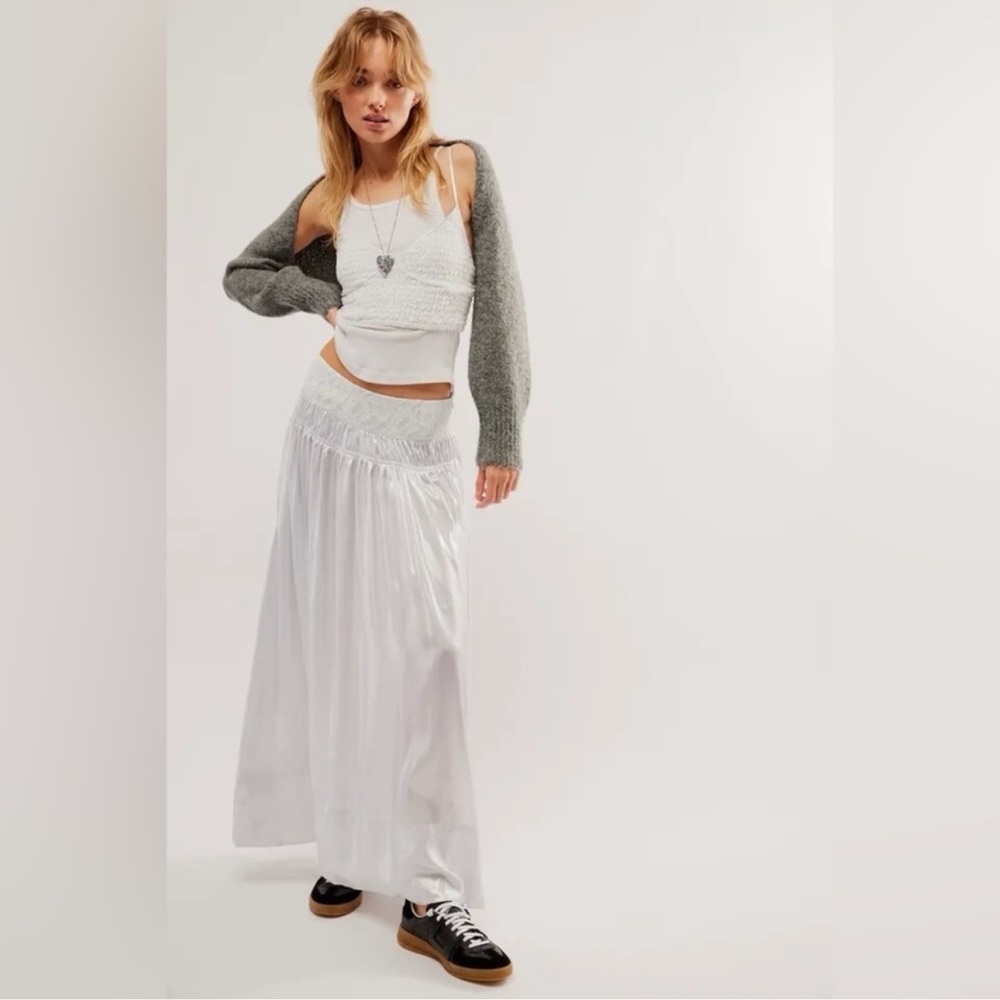 FREE PEOPLE HELIN SKIRT & CROP TOP SET
